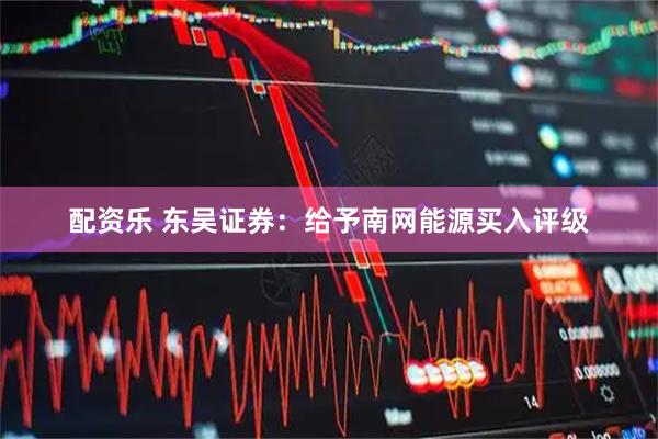配资乐 东吴证券：给予南网能源买入评级
